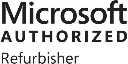 Microsoft Authorized Refurbisher logo. Only MARs can sell digital Windows licenses.